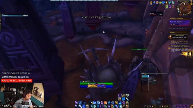 5 Chest Horrific Visions As A ilvl 440 Frost Mage - Orgrimmar