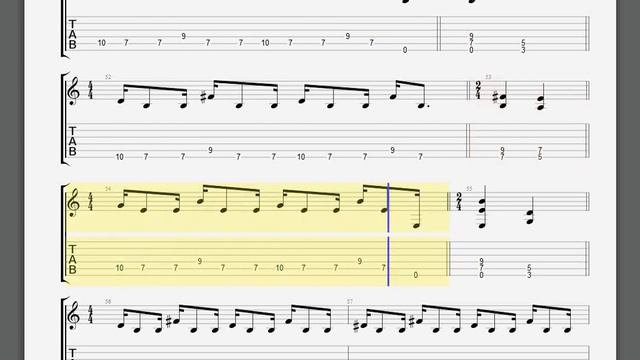 Metallica   The God That Failed James guitar tablature