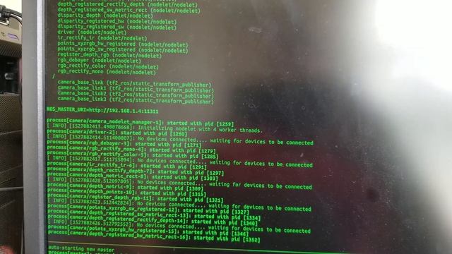 Kinect on Raspberry Pi in Docker running ROS & Freenect