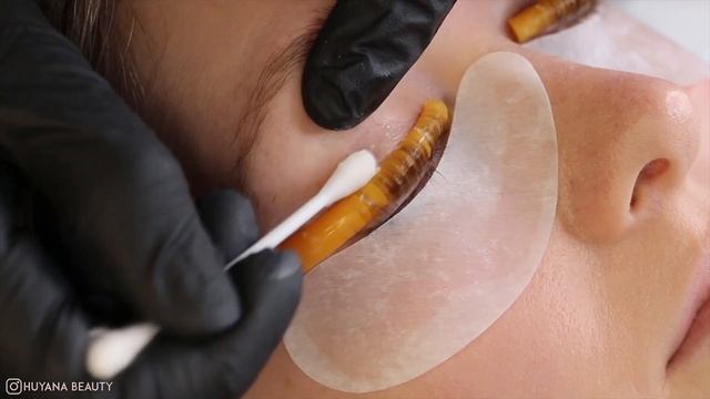 Small Rod Lash Lift step by step tutorial (Dramatic Lift)