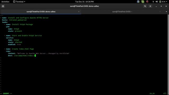 Ansible Part 10 Creating Playbook