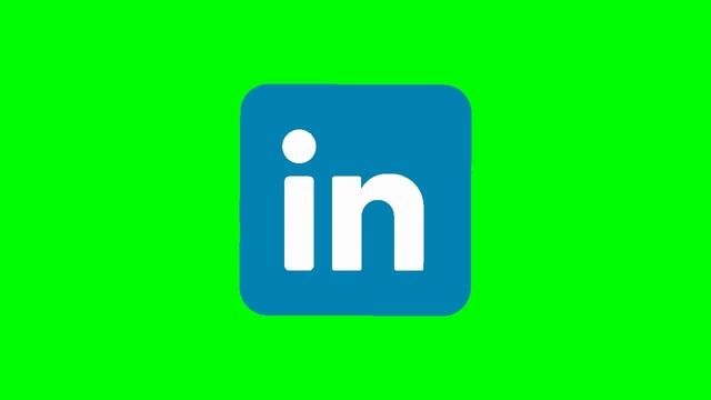 ? Иконки соц сетей на хромакее: linkedin линкедин