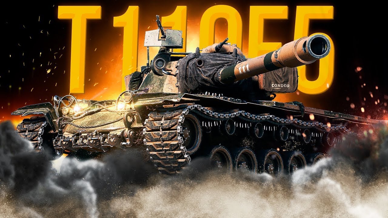Tankist T110E5 Супер Бой, на 7200 урона и ПОБЕДА