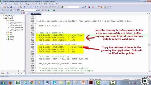 Implementing RX API for master | MICROCONTROLLER | LECTURE 69