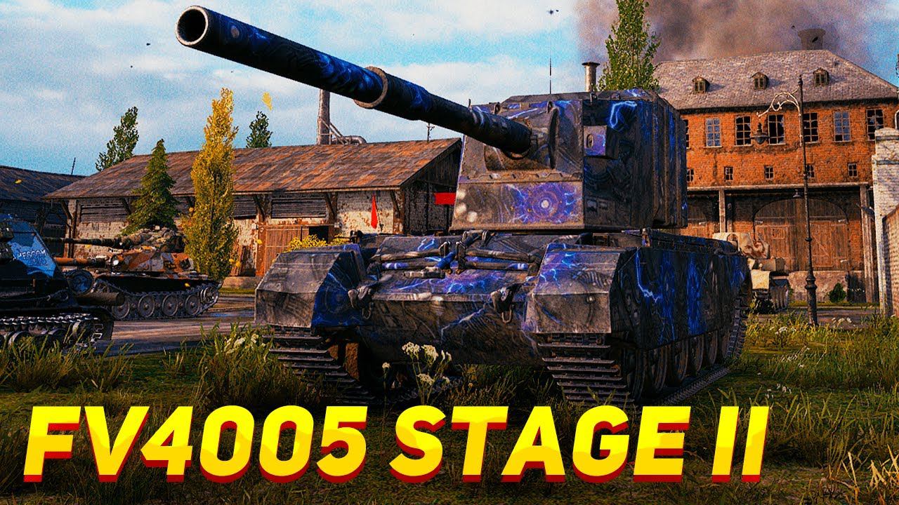 FV4005 Stage II WoT - 4 Kills, 10K Damage