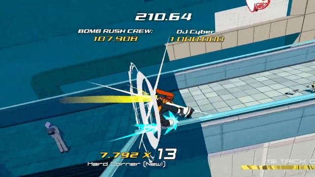 Bomb Rush Cyberfunk - Millennium Square Part 2 (Graffiti Spots + DJ Cyber) [PC Ultrawide] *Post Gam