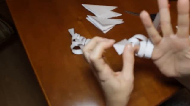 Объемная Снежинка. Как  сделать снежинку 3D украшение на Новый Год