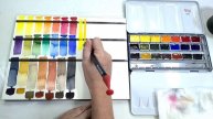 A Hidden Gem- Rosa Galleria Watercolors- Unbox & Swatch