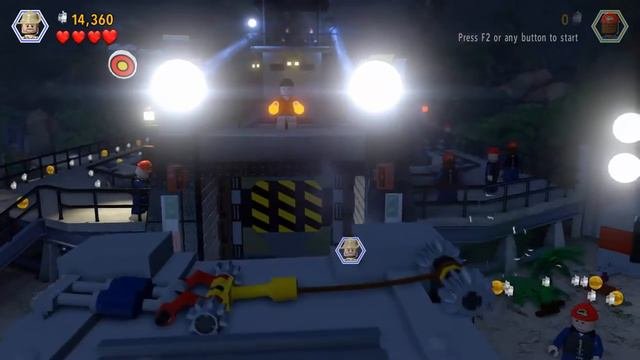 Lego Jurassic World Jurassic Park Walkthrough Part 1 - Raptor Transfer