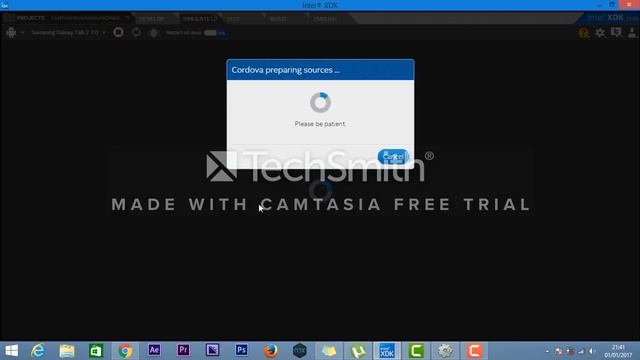 One Signal Intel XDK ERROR