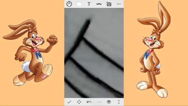Speed-Paint : Nesquick Bunny ( Quick ) ( Part1 )