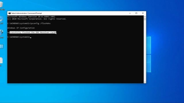 How Flush Dns Cache Easily through CMD in Window 10