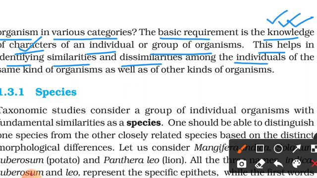 Class 11 Biology Chapter 1 The Living World part 3 Taxonomic Category