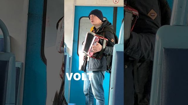 Музыкальное Подмосковье. Гармонист в электричке. “Позови меня тихо по имени". Часть 1