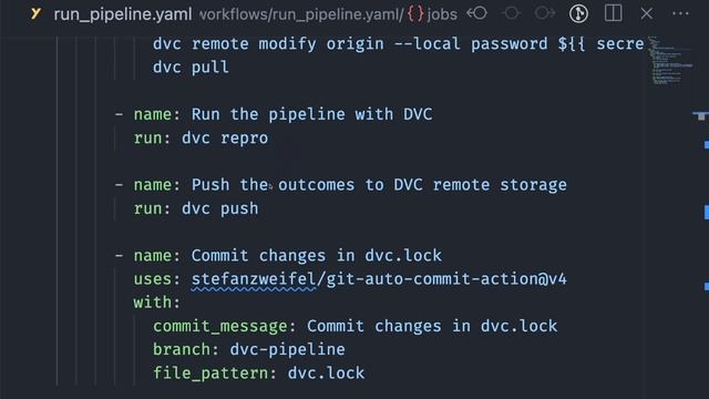 Automatically Rerun Modified Components of a Pipeline with DVC and GitHub actions (Part 2)