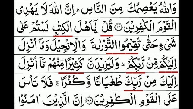 Tajweed Quran  Surah Al Maidah  Ayat 66 to 68  Class-115  quran ayat  5 sipara 