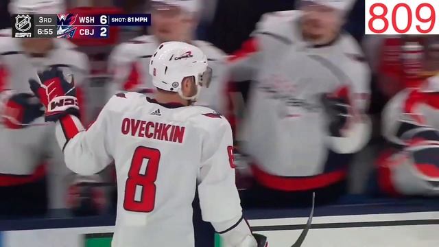 орпаАлександр Овечкин 809 гол в НХЛ!!