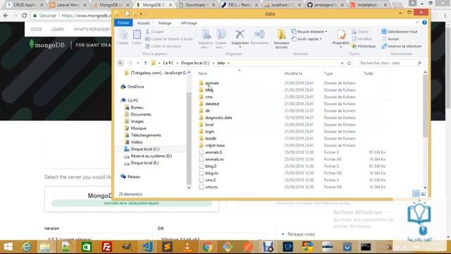 CRUD Application ب laravel & mongodb الدرس الأول الجزء الأول