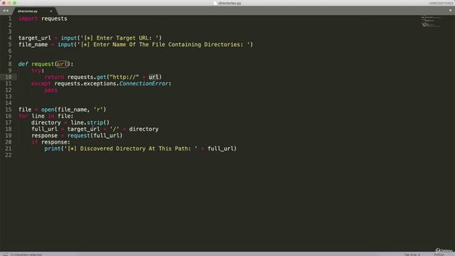 6.35. Python Coding Project - Build Your Own Directory Discovery