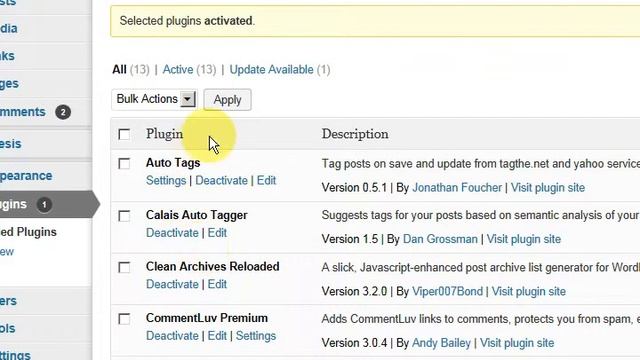 Deactivate Your Wordpress Plugins Without Having To Login