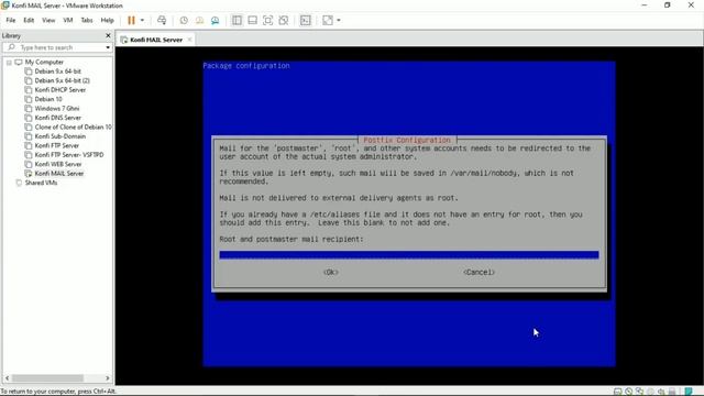 Cara Konfigurasi Mail Server di Debian 10 Menggunakan VMWare