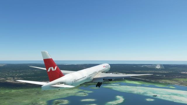 Landing TO CCC NWS B777-300ER