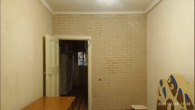 Кирпичная стена из гипсовой шпаклевки