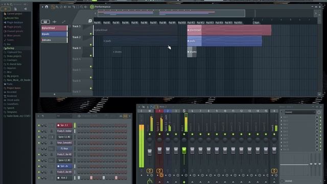 FL Studio 20 clip launcher based workflow