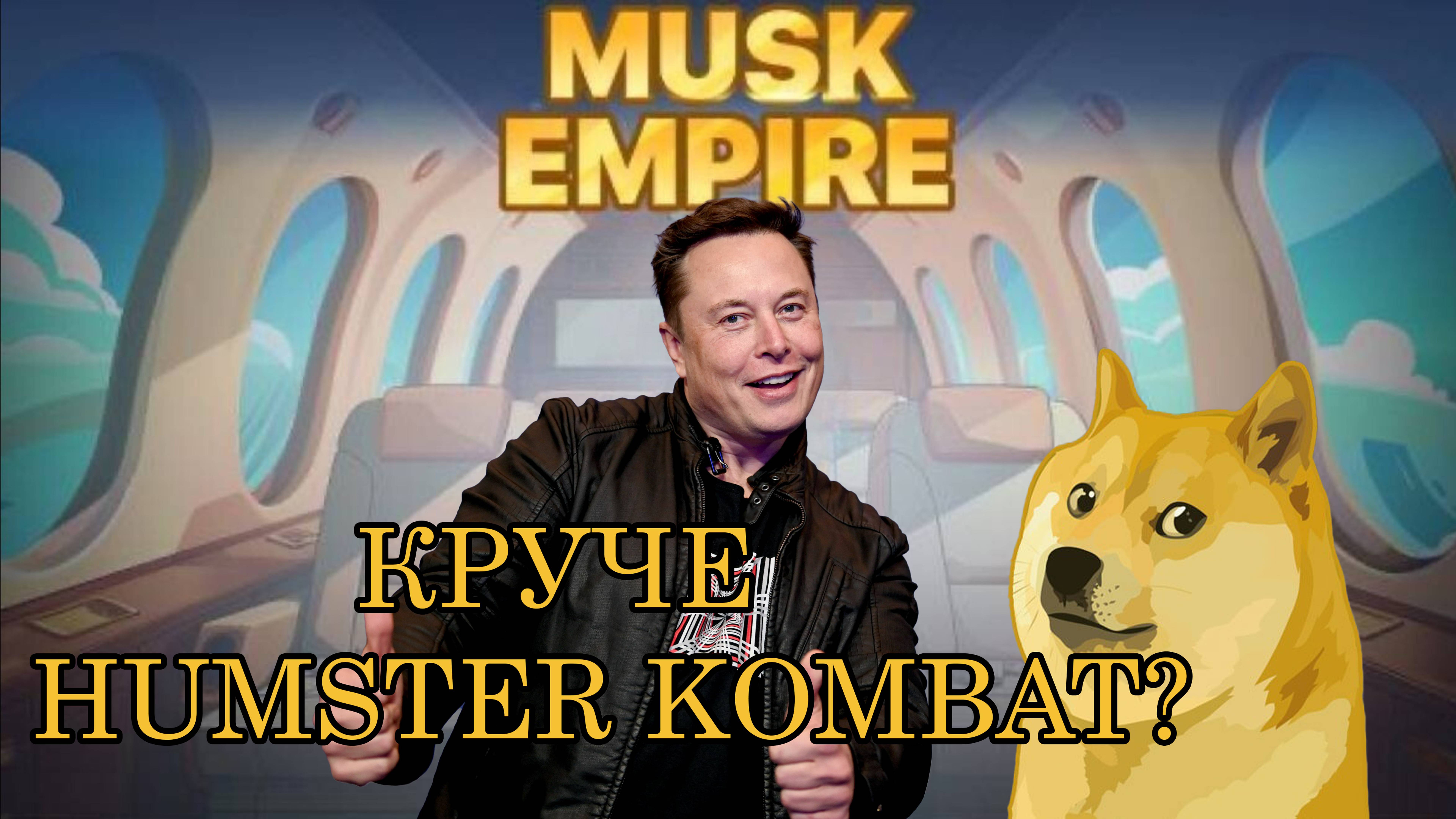 MUSK EMPIRE - Хайповая тапалка которая обойдет Humster Kombat? Инструкция и обзор.