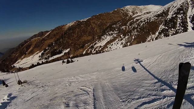 Ski resort Shymbulak. Kazakhstan. Almaty. Горнолыжный курорт Шымбулак. shymbulak