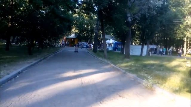 Учимся кататься на гироскутере