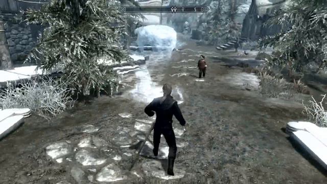 Skyrim Mods - ICE WALL Mod ! Summon a Glacier Blockade !