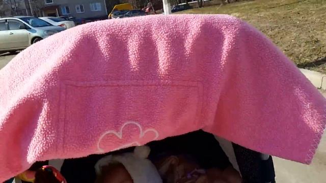 Реборн прогулка в коляске