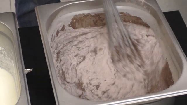 Как разводить смесь для мороженого.