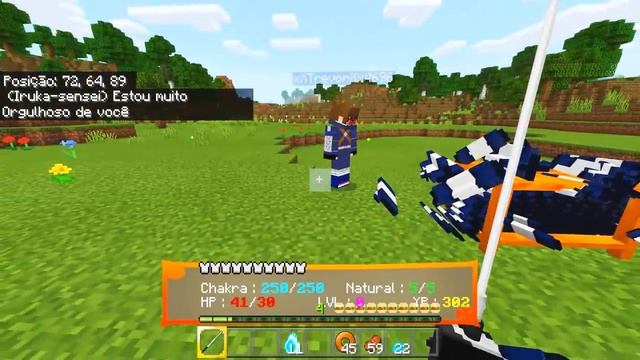 Minecraft PE : Naruto Storm 4.0 - NOVA SÉRIE COMEÇANDO COM MODO BIJUU DA KURAMA E SHARINGAN! Ep. 1
