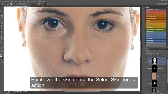 Skin Retouching Actions by SparkleStock - Photoshop