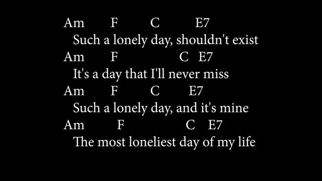 System Of  A Down - lonely day lyrics
