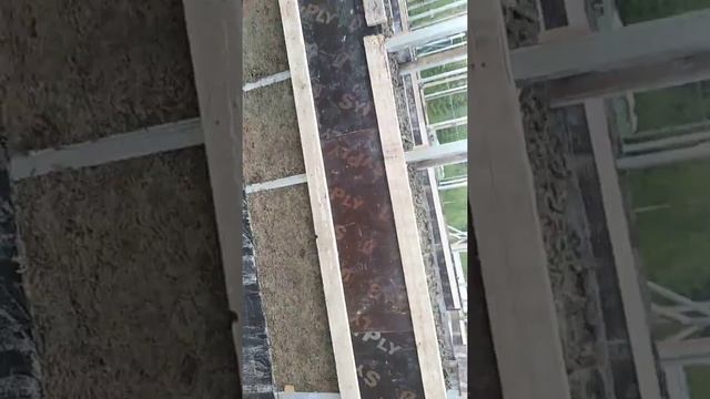 Монолитный арболита 2 пояс