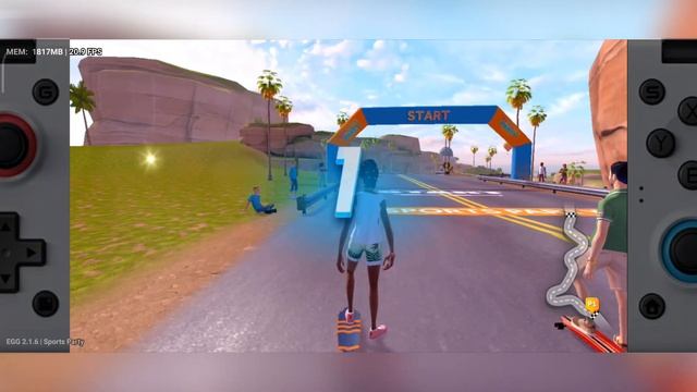 Sports Party EGG NS 2.1.6 Game test with settings POCO X3 PRO 8GB RAM