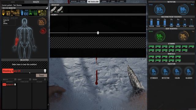 Scum 0 6 Guide - How to Heal from Serious Bleeding Wounds