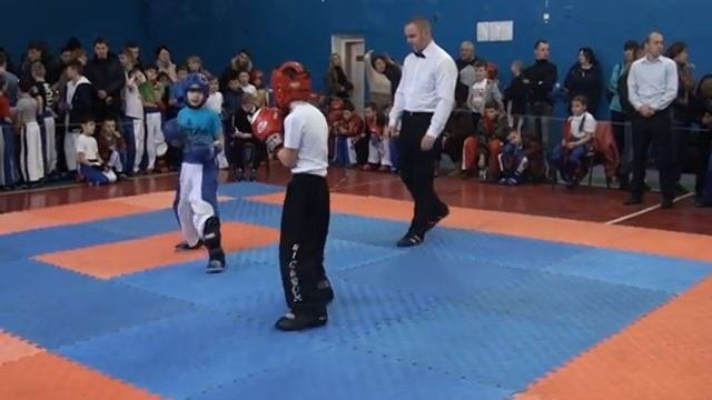 Перваков Никита 1.2 ЛАЙТ 14.02.16 Чемпионат и Первенство г.Севастополь по кикбоксингу WAKO