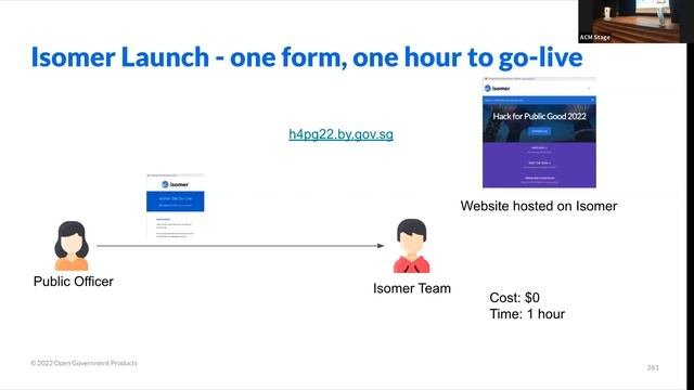 Hack for Public Good 2022: Isomer Launch