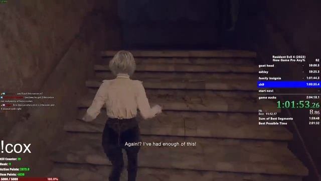 Resident Evil 4 Remake Professional S Speedrun 2:00:28
