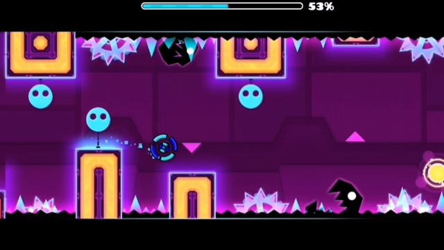 Прошол уровень airborne robots в geometry Dash