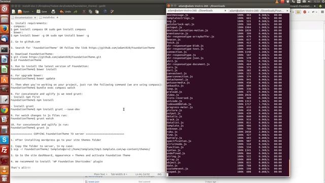 Install FoundationTheme from GitHub