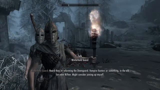 I think they're reforming the dawnguard