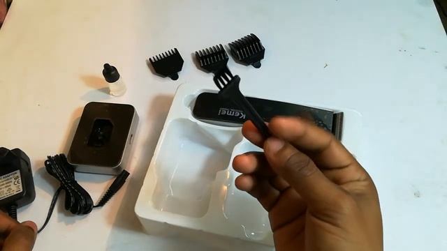 Kemei KM 619 trimmer with hair clipper unboxing & review  2018 (technical youtube bangla)