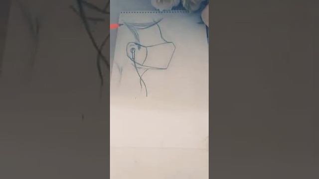 Как нарисовать девушку с короткими волосами и наушниках