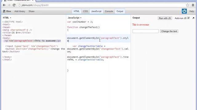 017 17 Changing the style tags with JavaScript