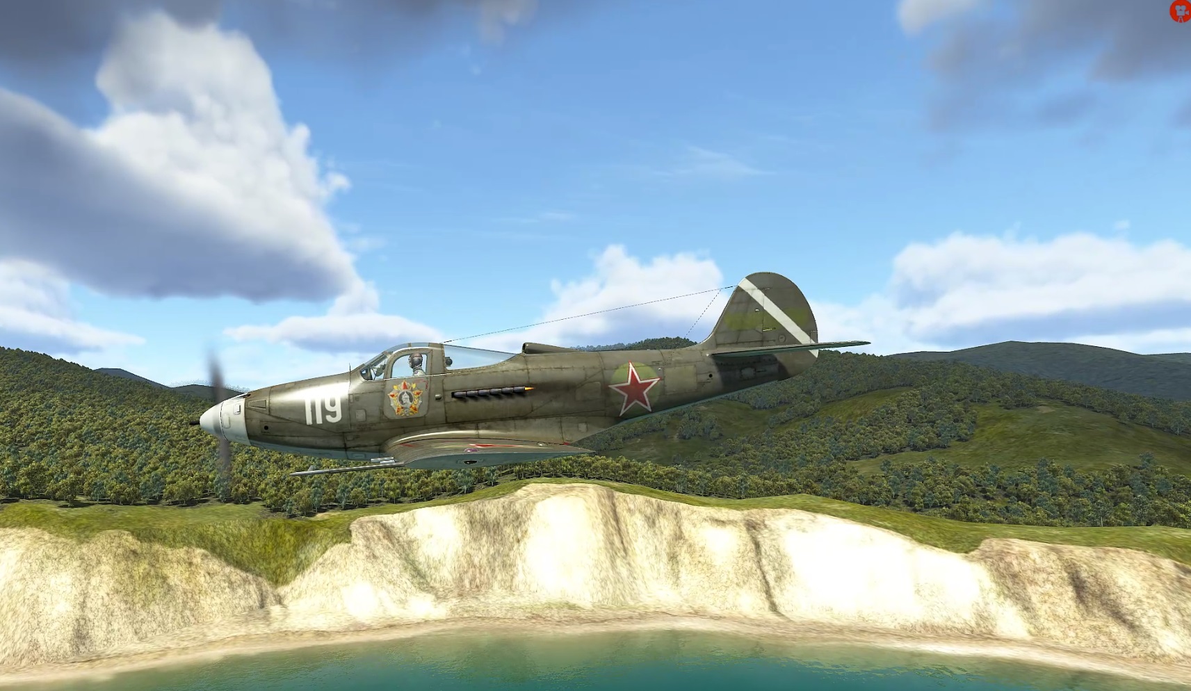Bell P-39 Airacobra против , против Macchi C.202 Folgore. Выбил пилота.